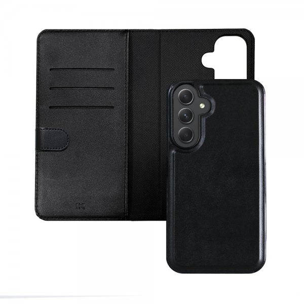 Xqisit Samsung Galaxy S24 Etui 2-in-1 Wallet Case Svart