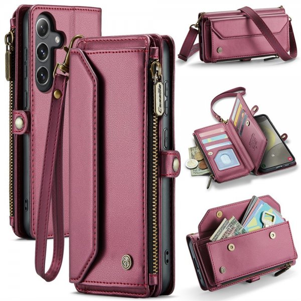 CaseMe Samsung Galaxy S24 Etui C36 Series Rød