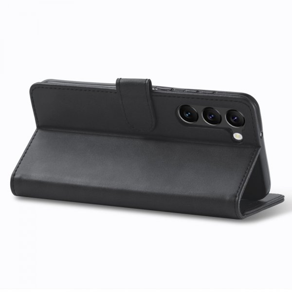 Lc.Imeeke Samsung Galaxy S24 Etui med Kortlomme stativfunksjon Svart
