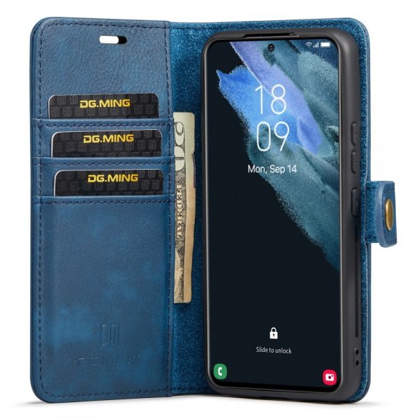 Dg.Ming Samsung Galaxy S24 Etui Avtagbart Deksel Blå
