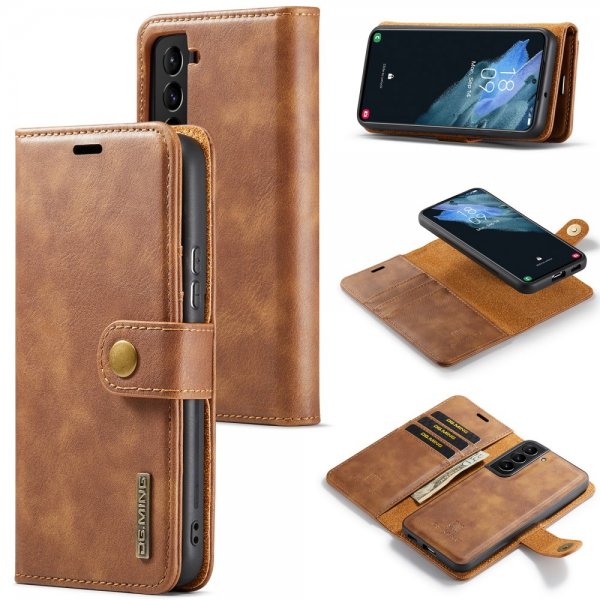 Dg.Ming Samsung Galaxy S24 Etui Avtagbart Deksel Brun