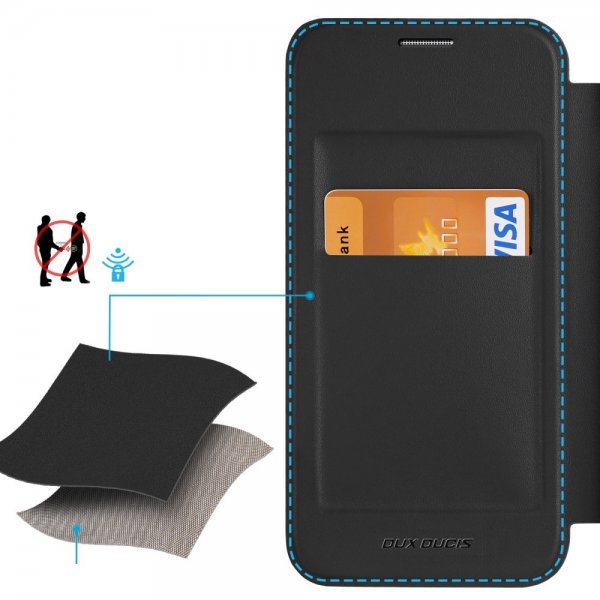 Dux Ducis Samsung Galaxy S24 Etui Skin X Pro Series Kickstand MagSafe Svart