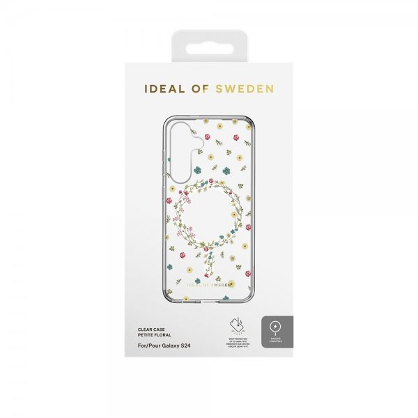 Ideal of Sweden Samsung Galaxy S24/Galaxy S25 Deksel Clear Case MagSafe Petite Floral