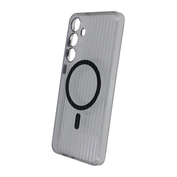 Samsung Galaxy S24 Deksel Korrugerte MagSafe Svart
