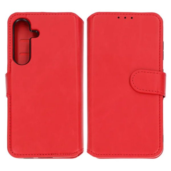 Rvelon Samsung Galaxy S24 Etui Detachable Wallet Case Rød