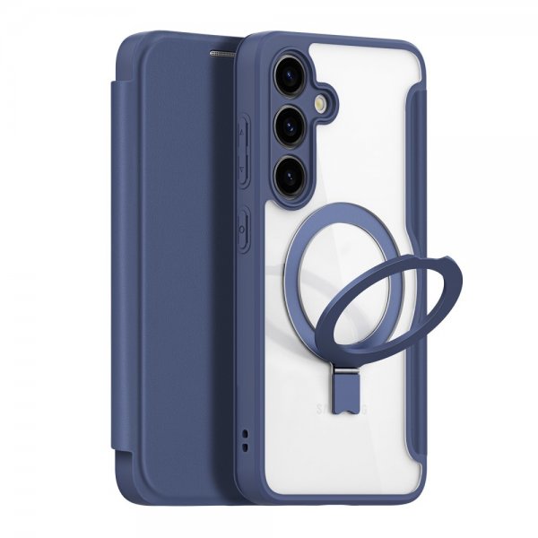 Dux Ducis Samsung Galaxy S24 Plus Etui Skin X Pro Series Kickstand MagSafe Blå