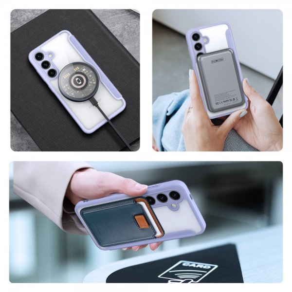 Dux Ducis Samsung Galaxy S24 Plus Etui Skin X Pro Series MagSafe Lilla