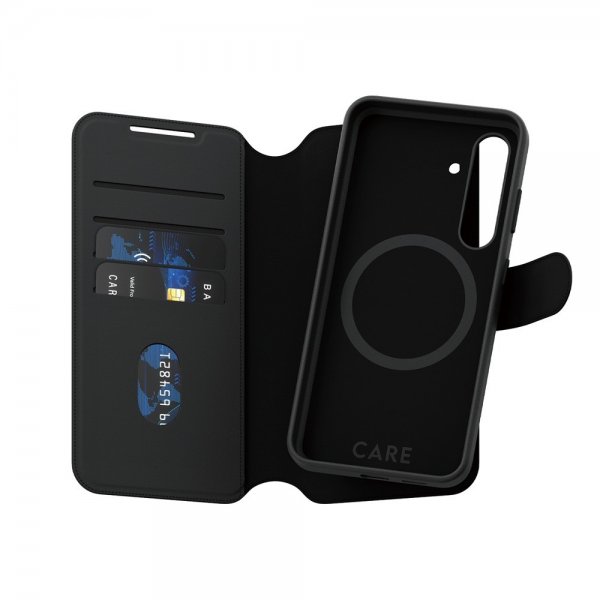 CARE by PanzerGlass Samsung Galaxy S24 Plus Etui Tango Two-in-One Wallet MagSafe Svart