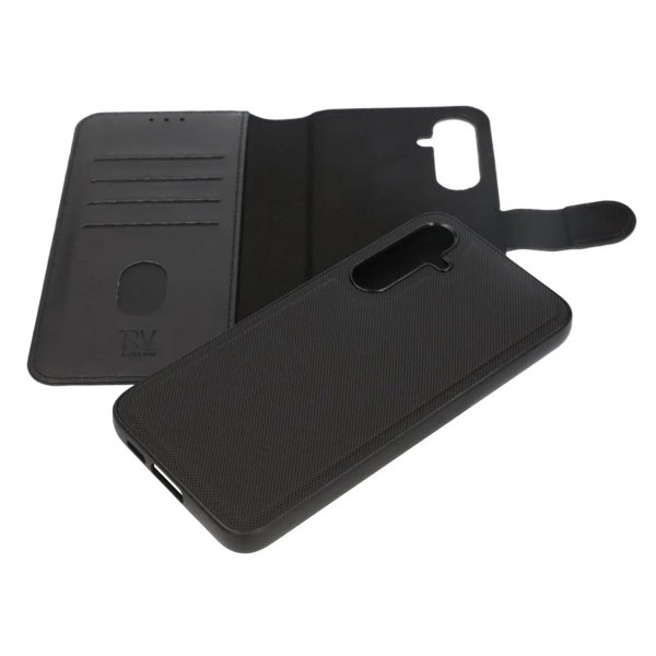 Rvelon Samsung Galaxy S24 Plus Etui Detachable Wallet Case Svart