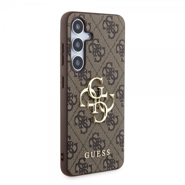 Guess Samsung Galaxy S24 Plus 4G Metal Logo Brun