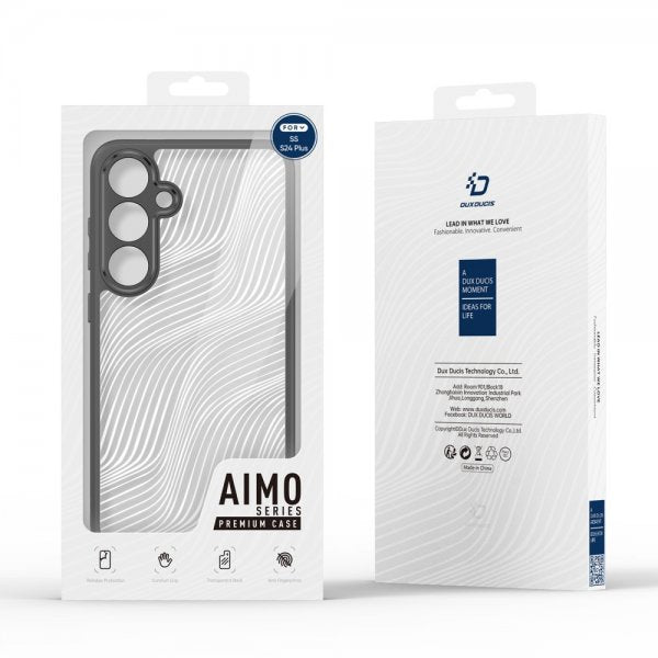 Dux Ducis Samsung Galaxy S24 Plus Deksel Aimo Series Svart