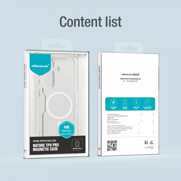 Nillkin Samsung Galaxy S24 Plus Deksel Nature Pro Series MagSafe Transparent