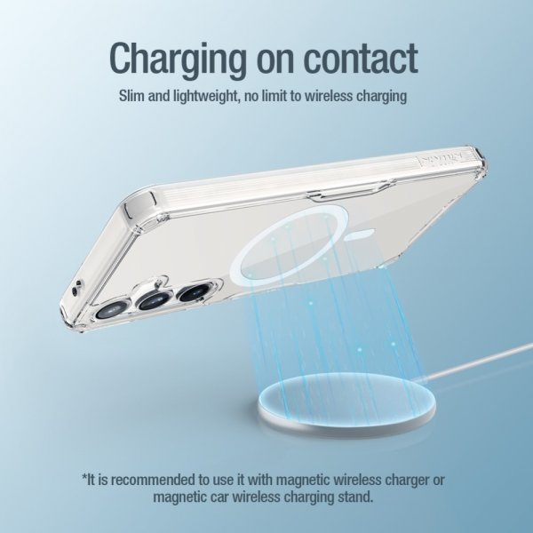 Nillkin Samsung Galaxy S24 Plus Deksel Nature Pro Series MagSafe Transparent