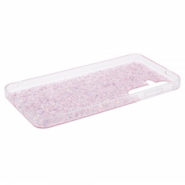 Nordic Covers Samsung Galaxy S24 Plus Deksel Sparkle Series Blossom Pink