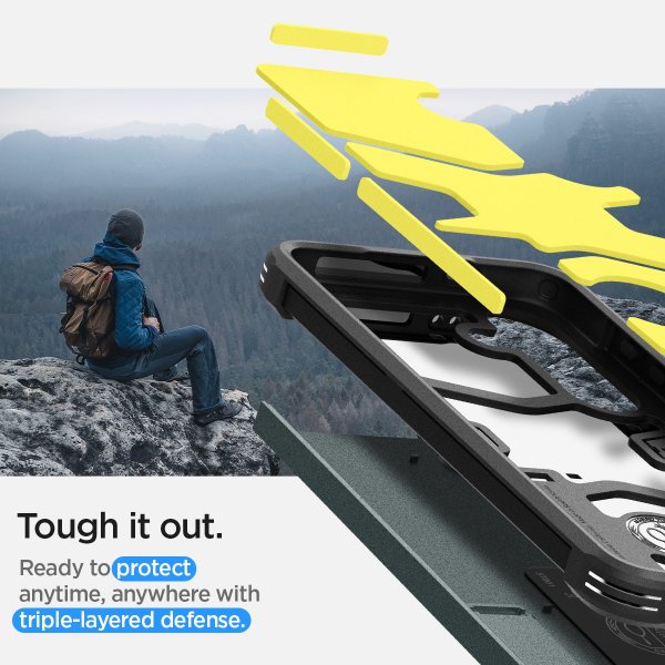 Spigen Samsung Galaxy S24 Plus Deksel Tough Armor Abyss Green