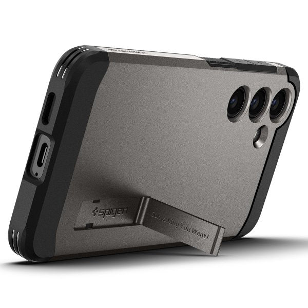 Spigen Samsung Galaxy S24 Plus Deksel Tough Armor Gunmetal