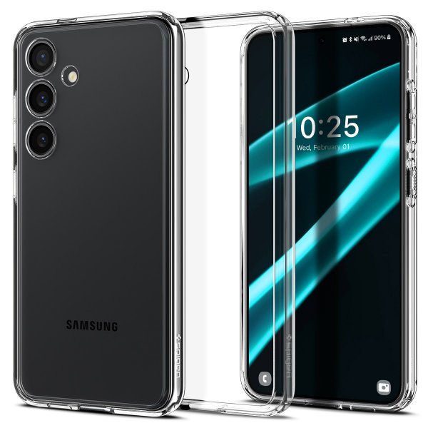Spigen Samsung Galaxy S24 Plus Deksel Ultra Hybrid Crystal Clear