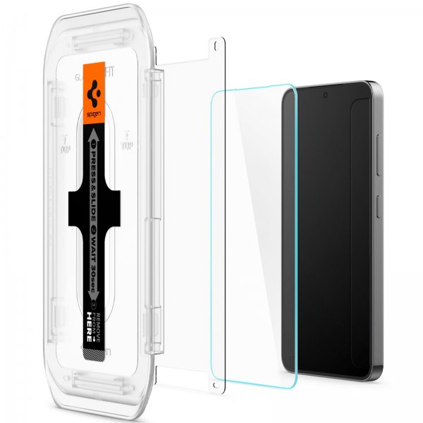 Spigen Samsung Galaxy S24 Plus/Galaxy S25 Plus Skjermbeskytter GLAS.tR EZ Fit 2-pakning