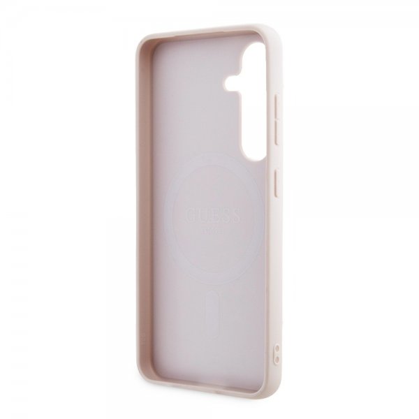 Guess Samsung Galaxy S24 4G Metal Logo Rosa