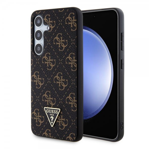Guess Samsung Galaxy S24 4G Print Grained Svart