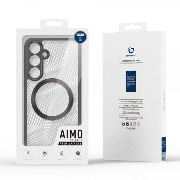 Dux Ducis Samsung Galaxy S24 Deksel Aimo Series MagSafe Svart