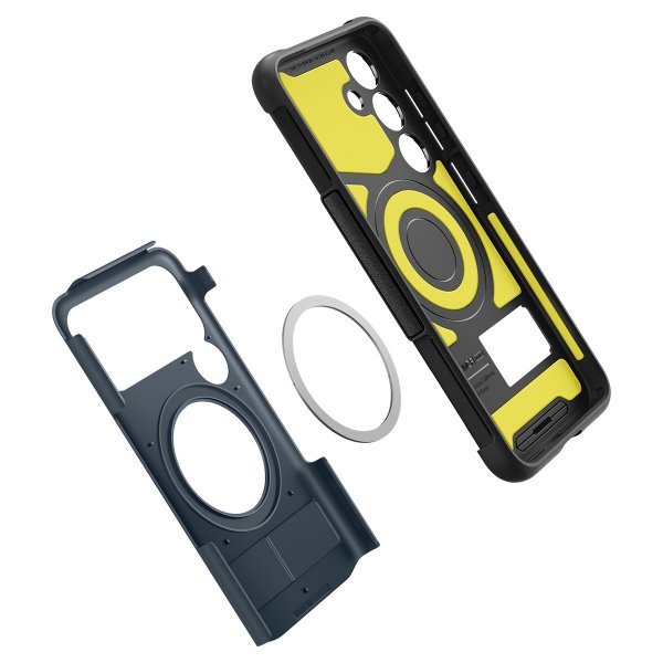 Spigen Samsung Galaxy S24 Deksel Slim Armor MagFit Metal Slate