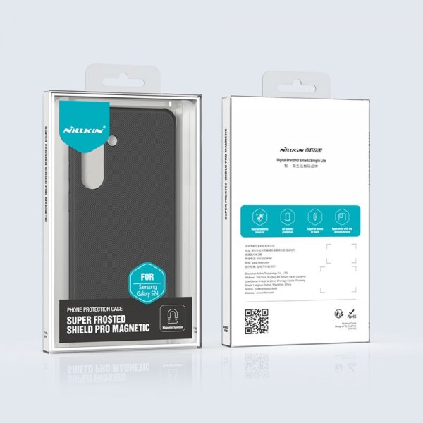 Nillkin Samsung Galaxy S24 Deksel Super Frosted Shield Pro MagSafe Svart