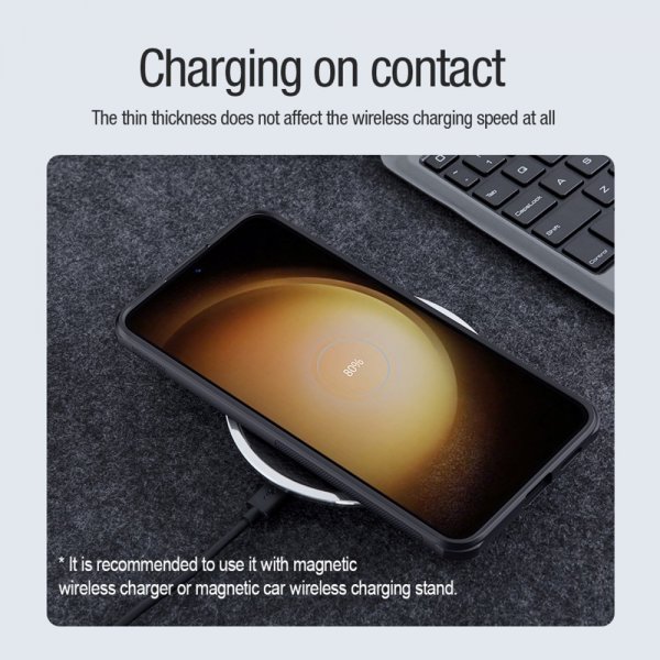Nillkin Samsung Galaxy S24 Deksel Super Frosted Shield Pro MagSafe Svart