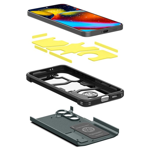 Spigen Samsung Galaxy S24 Deksel Tough Armor Abyss Green