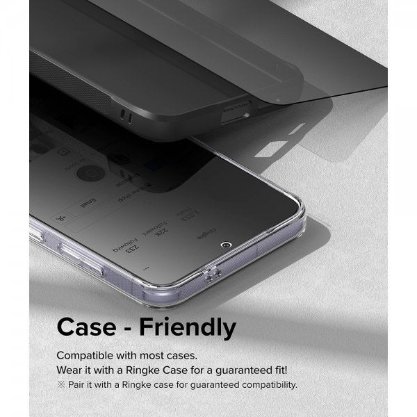 Ringke Samsung Galaxy S24 Skjermbeskytter Easy Slide Privacy 2-pakning