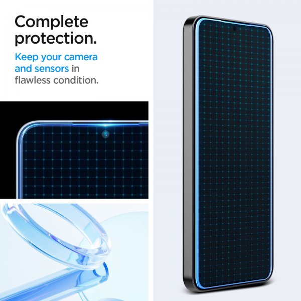 Spigen Samsung Galaxy S24/Galaxy S25 Skjermbeskytter GLAS.tR EZ Fit 2-pakning