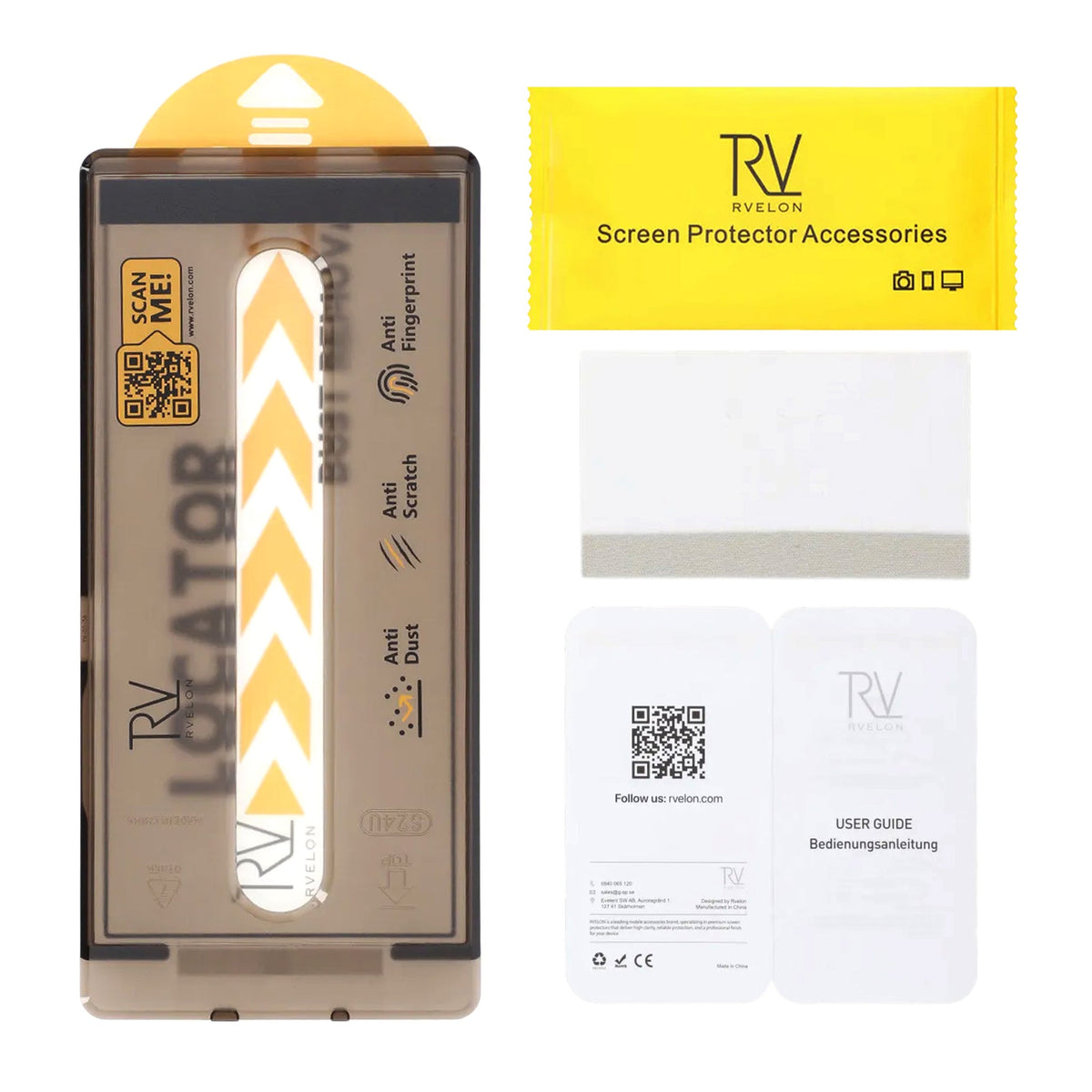 Rvelon Samsung Galaxy S24 Ultra Skjermbeskytter Monteringsramme