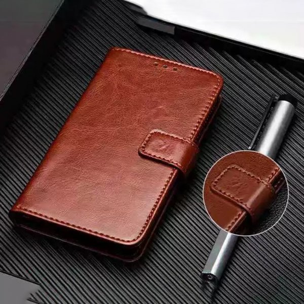Samsung Galaxy S24 Ultra Etui Skinntekstur Rød