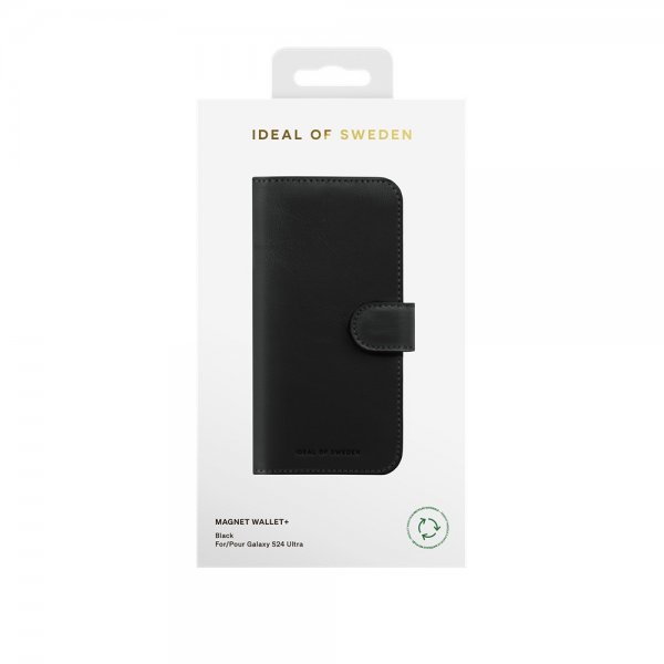 Ideal of Sweden Samsung Galaxy S24 Ultra Etui Magnet Wallet+ Svart