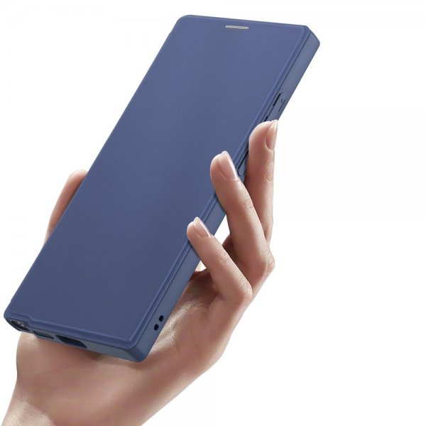 Dux Ducis Samsung Galaxy S24 Ultra Etui Skin X Pro Series Kickstand MagSafe Blå