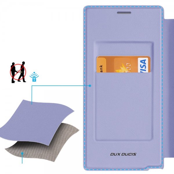 Dux Ducis Samsung Galaxy S24 Ultra Etui Skin X Pro Series Kickstand MagSafe Lilla