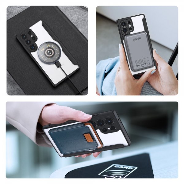 Dux Ducis Samsung Galaxy S24 Ultra Etui Skin X Pro Series Kickstand MagSafe Svart