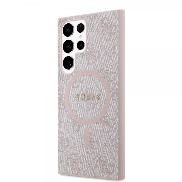 Guess Samsung Galaxy S24 Ultra 4G Pattern MagSafe Rosa