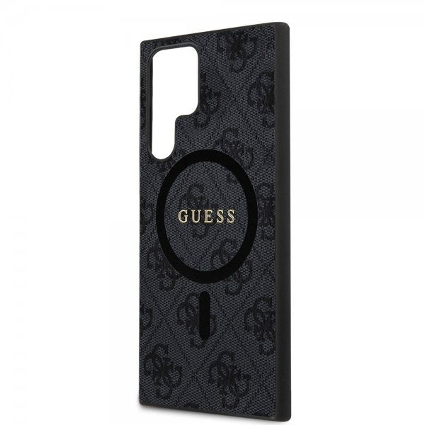 Guess Samsung Galaxy S24 Ultra 4G Pattern MagSafe Svart