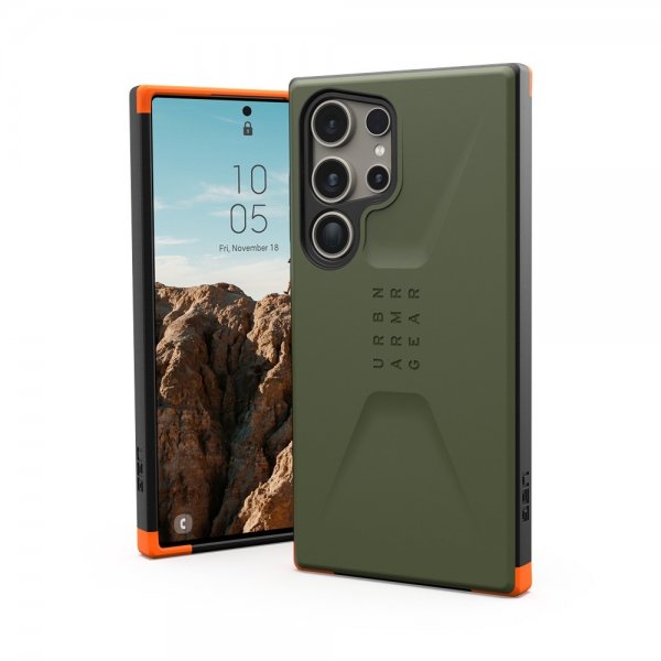 Urban Armor Gear (UAG) Samsung Galaxy S24 Ultra Deksel Civilian Olive Drab