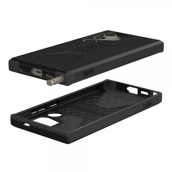 Urban Armor Gear (UAG) Samsung Galaxy S24 Ultra Deksel Civilian Svart