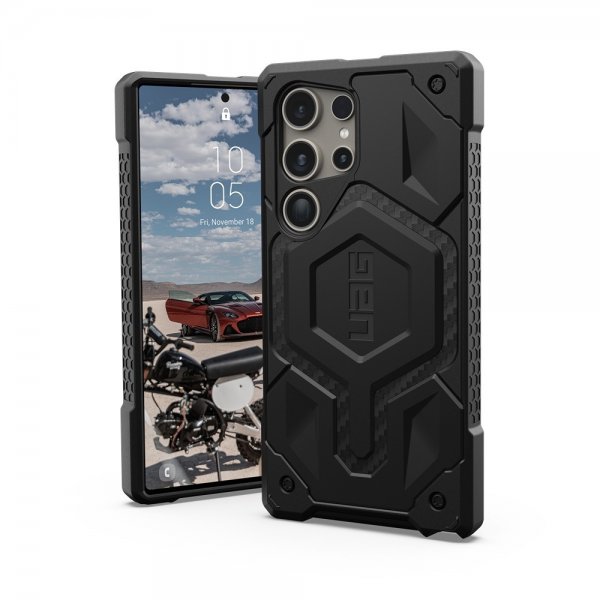 Urban Armor Gear (UAG) Samsung Galaxy S24 Ultra Deksel Monarch Carbon Fiber Svart