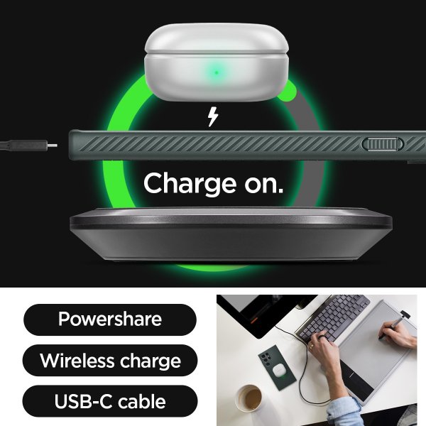 Spigen Samsung Galaxy S24 Ultra Deksel Liquid Air Abyss Green