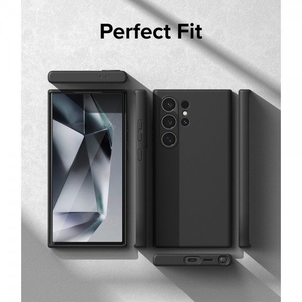 Ringke Samsung Galaxy S24 Ultra Silicone Magnetic Svart