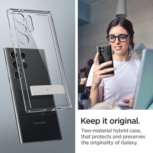Spigen Samsung Galaxy S24 Ultra Deksel Ultra Hybrid S Crystal Clear