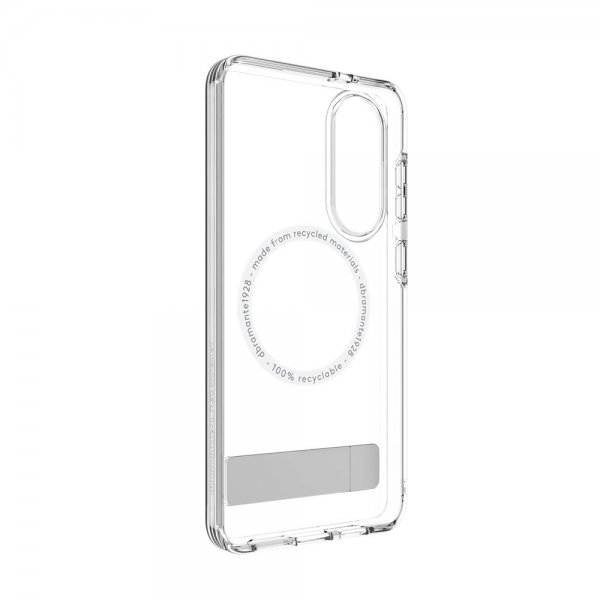 dbramante1928 Samsung Galaxy S25 Edge Deksel Iceland Ultra D3O Qi2 Kickstand Transparent