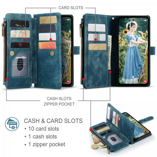 CaseMe Samsung Galaxy S25 FE Etui C30 Series Blå