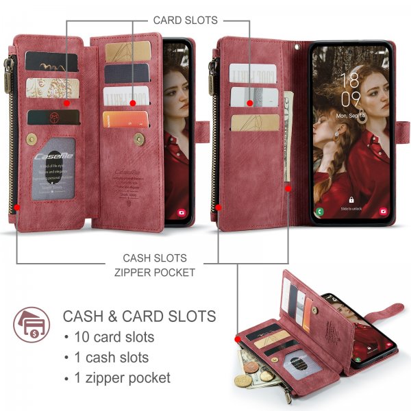 CaseMe Samsung Galaxy S25 FE Etui C30 Series Rød