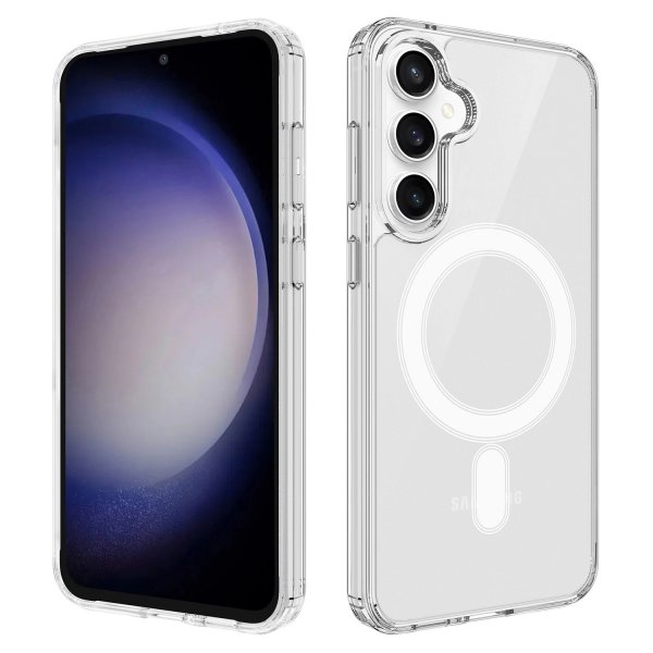 Nordic Covers Samsung Galaxy S25 FE Deksel Feather Series MagSafe Transparent