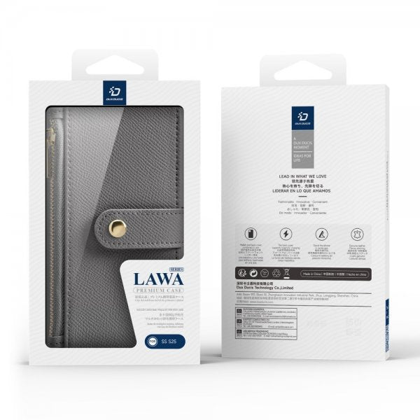 Dux Ducis Samsung Galaxy S25 Etui 2-in-1 Lawa Series MagSafe Grå